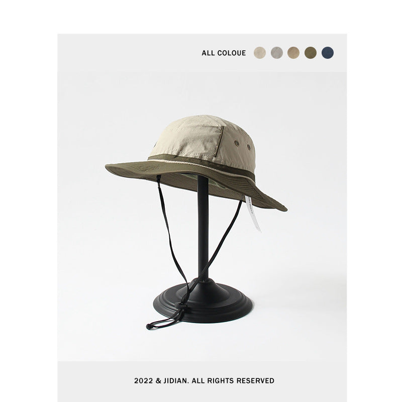 Sombrero de cubo con cordón de algodón al por mayor